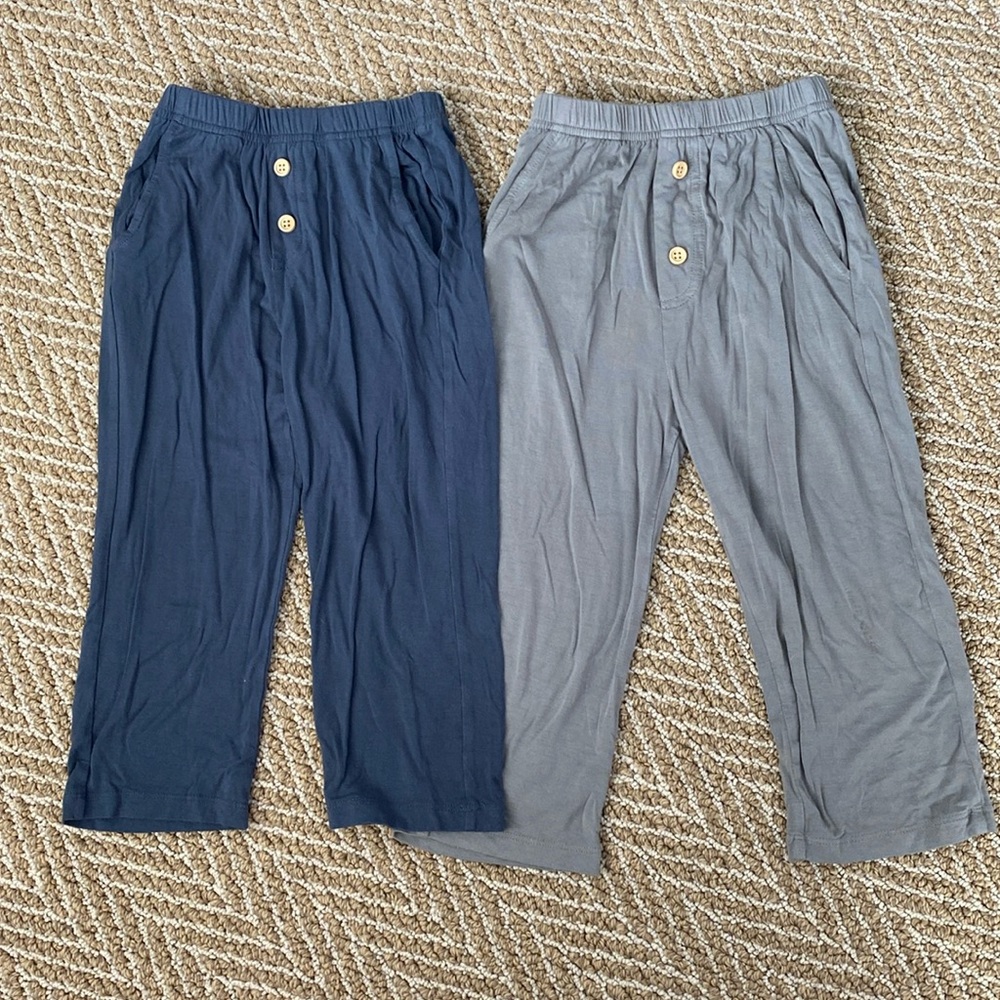 Kate Quinn Bamboo Straight Leg Pants with front button detail